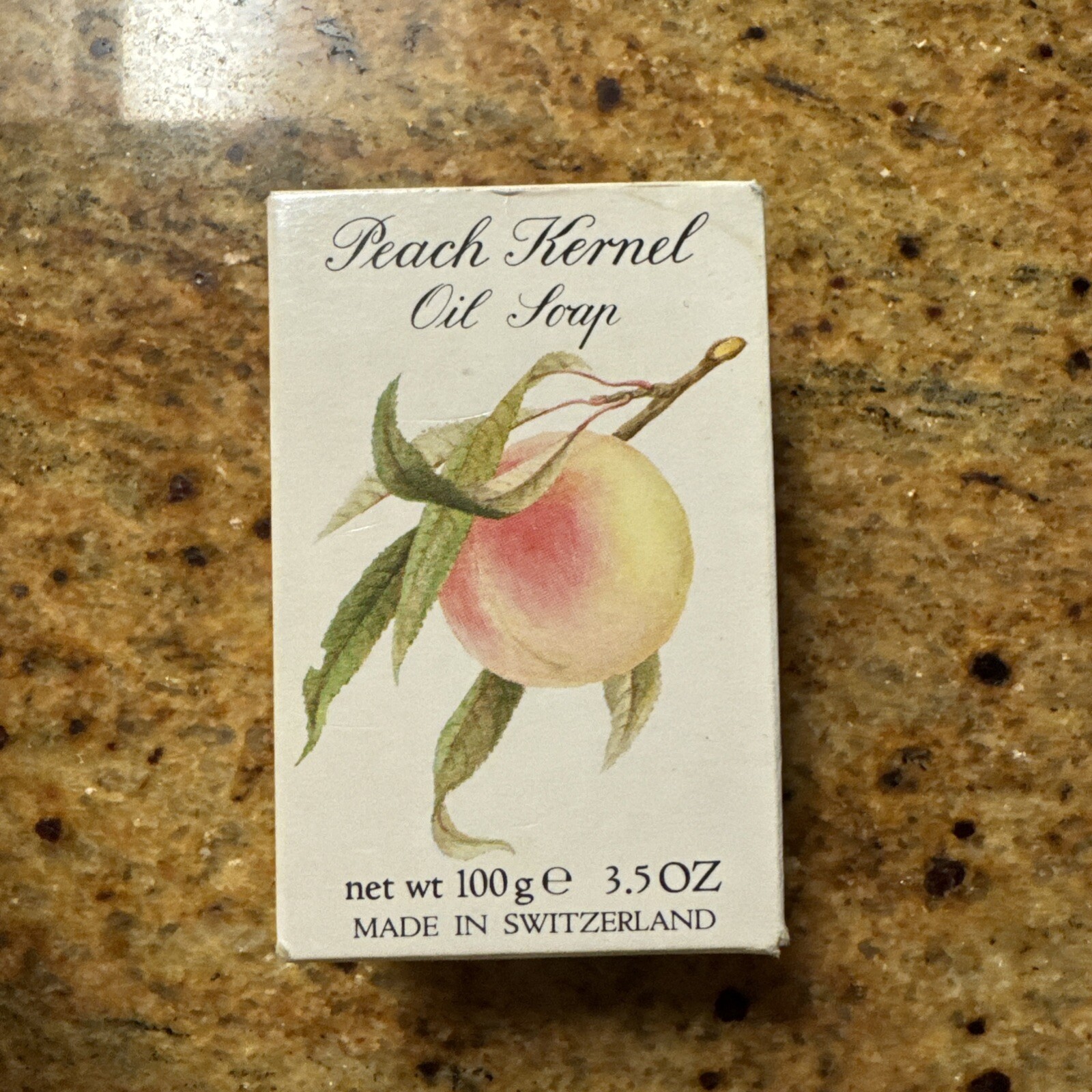Vintage 1984 Crabtree & Evelyn London APRICOT KERNEL OIL SOAP 3.5oz 100g