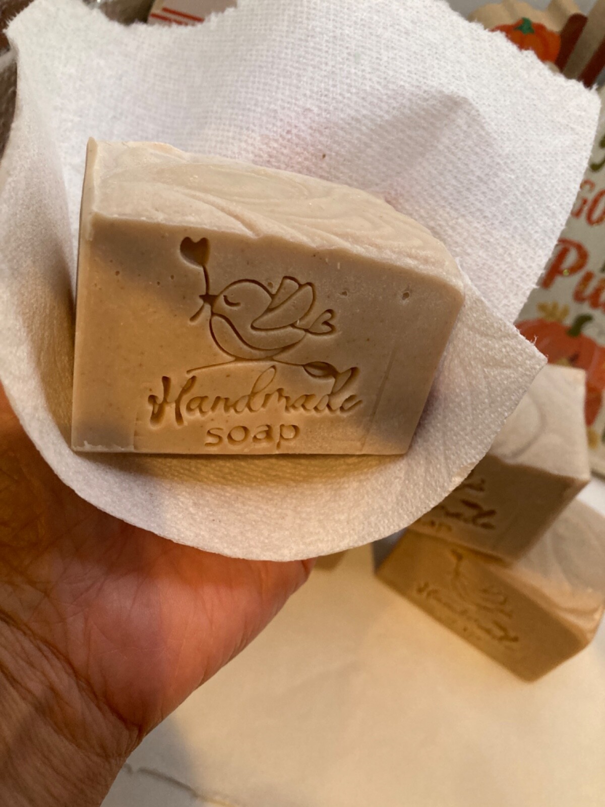 Jumbo Chunky Coconut & Cream Body Soap Lot 3 Bars 6.4 – 7.0 oz
