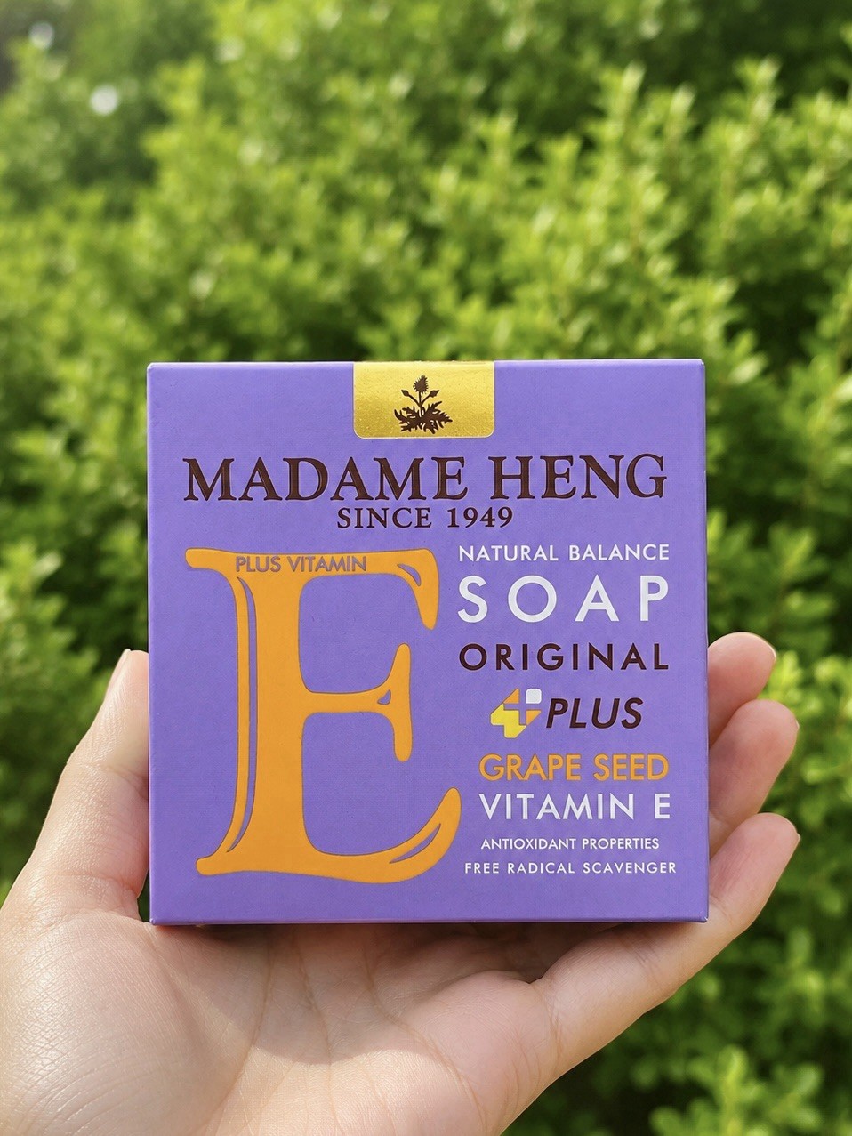 Madame Heng Natural Balance Soap Original Plus Grape Seed Vitamin E 150g x2 Bars