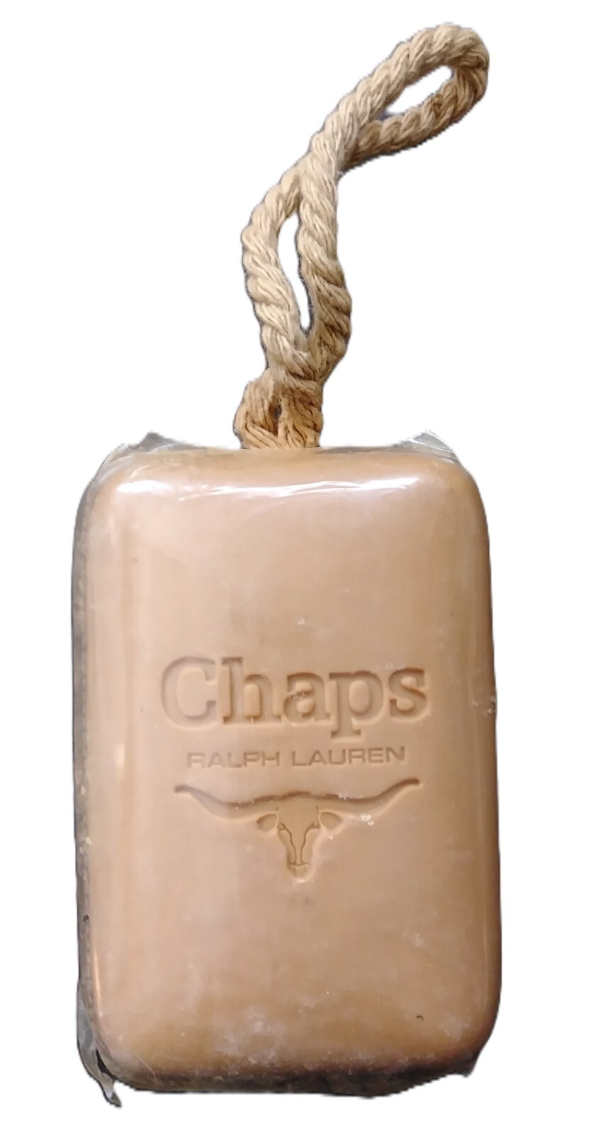 CHAPS RALPH LAUREN 6OZ LONGHORN SOAP ON A ROPE RARE SOAP ONLY