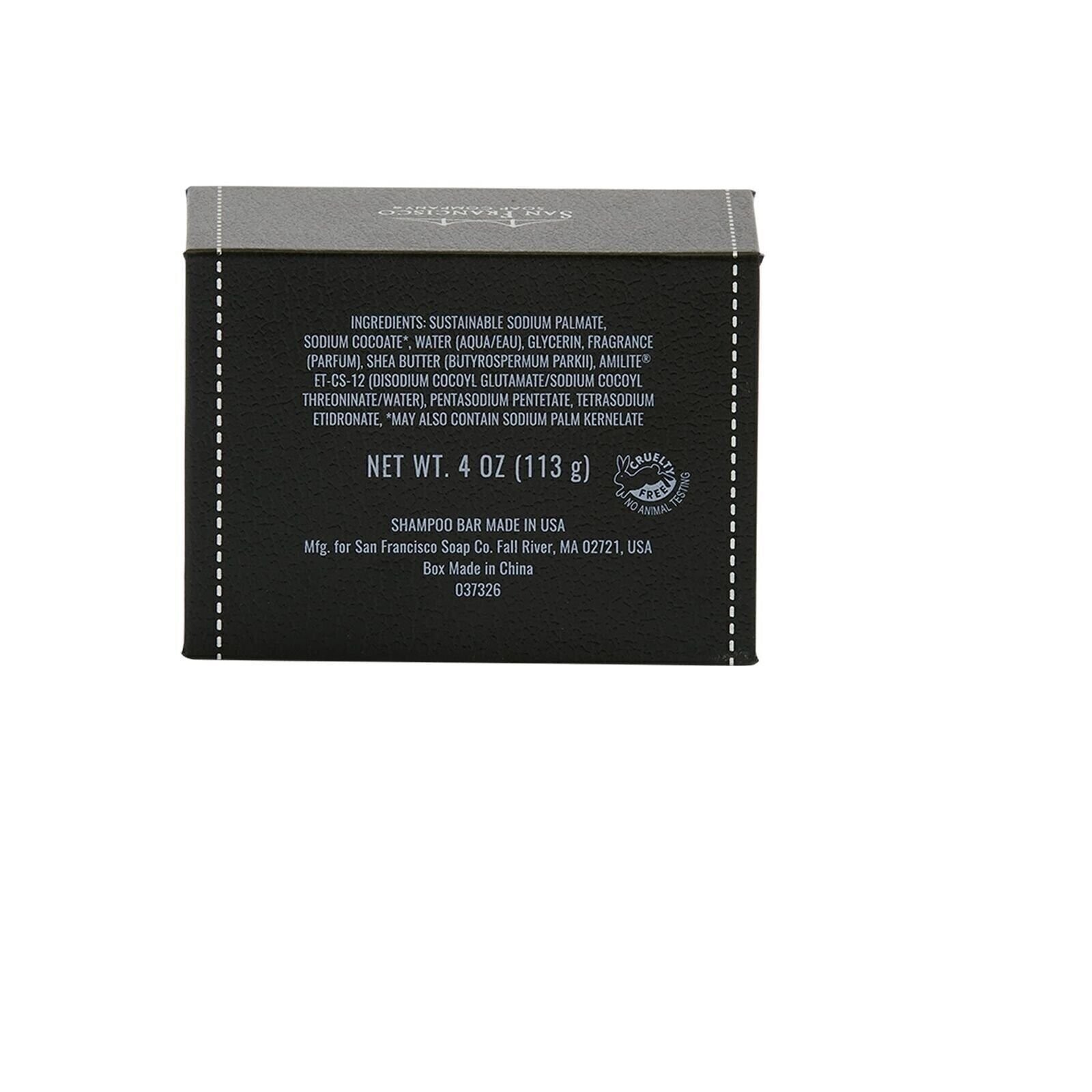 San Francisco Soap Company Hair and Body Mini-Bar 4oz (Ebony Wood and Coffee)