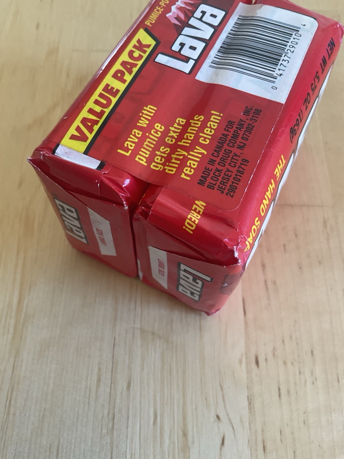 2 Pack Lava Heavy-Duty Hand Cleaner Bar Soap, 5.75 oz Twin Pack