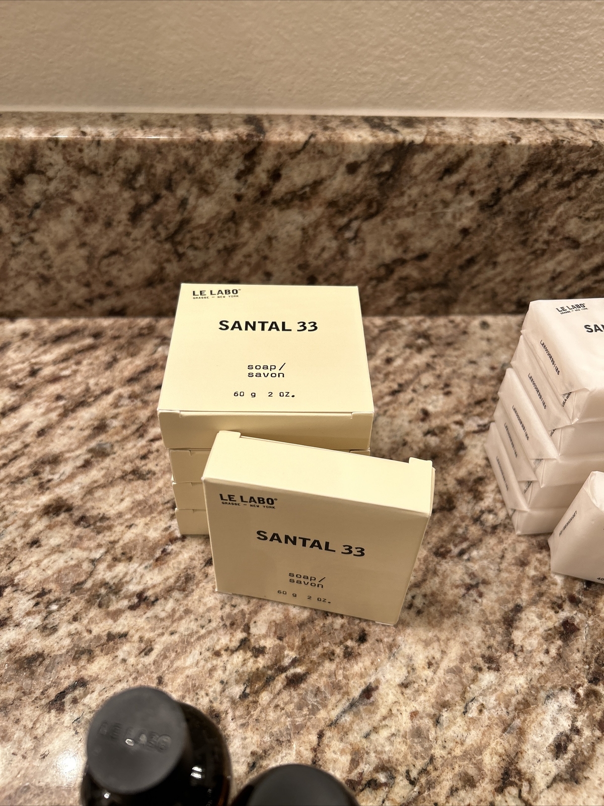 Le Labo Santal 33 – Lot of Soap Bars + Shampoo, Conditioner, Shower Gel, Lotion