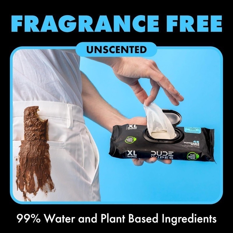 Extra Large Flushable Wipes Biodegradable Plant Based Aloe Vera 288 Count New