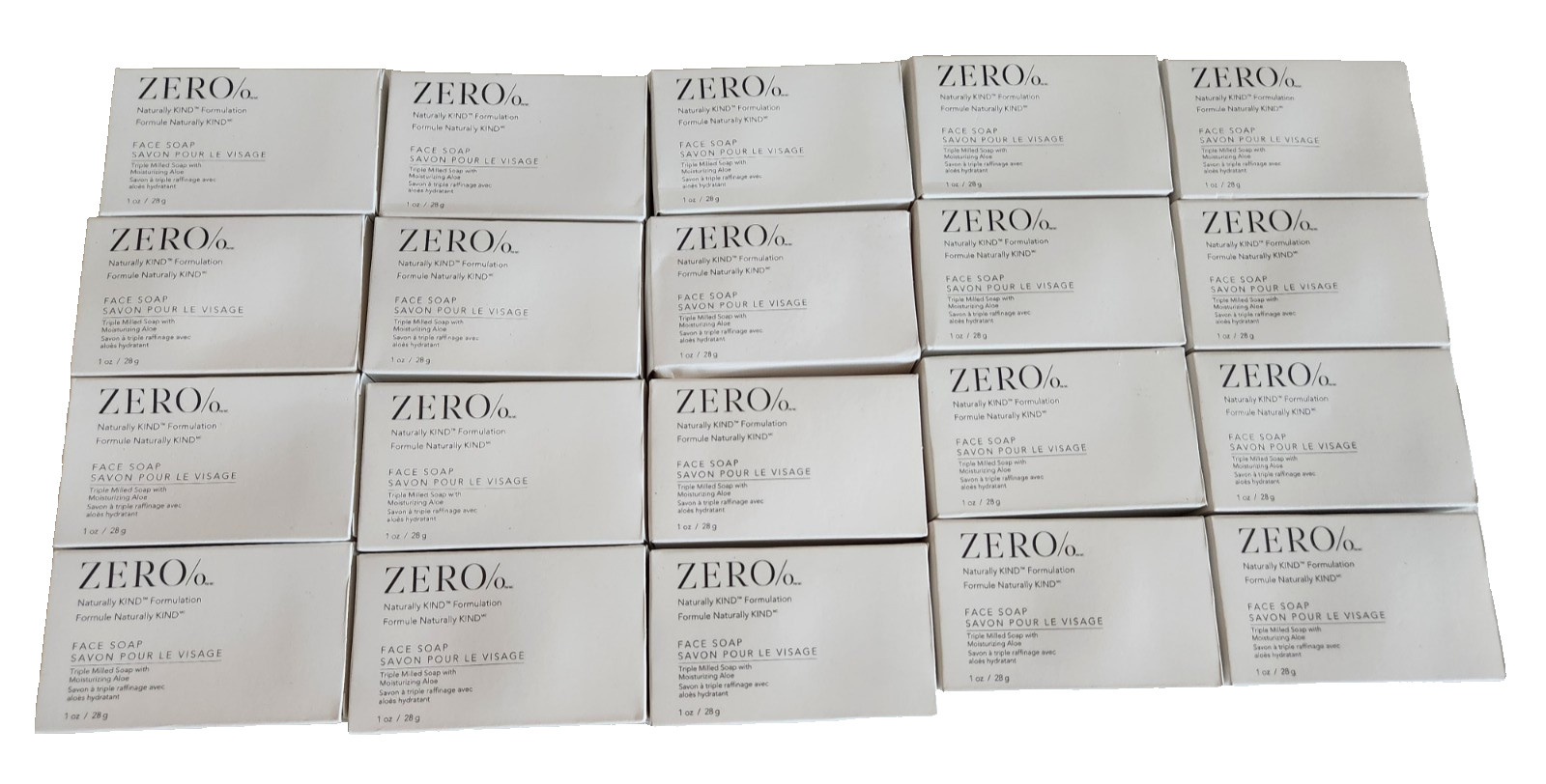 Lot of 25 ZERO% Gilchrist & Soames 1oz Naturally KIND Bath Soap Hotel Travel Sz