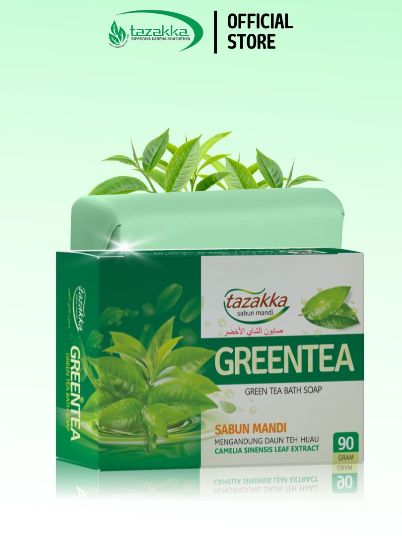3x Greentea Bath Soap Bar 90g (270g total) aroma ritual herbal
