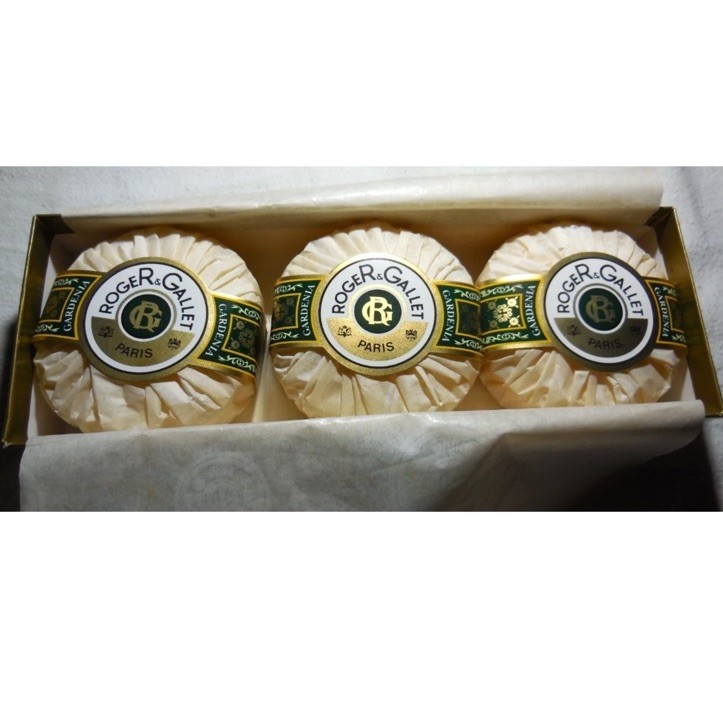 Roger & Gallet Paris Gardenia Perfumed Soaps 3 x 5.3 oz France NEW SEALED