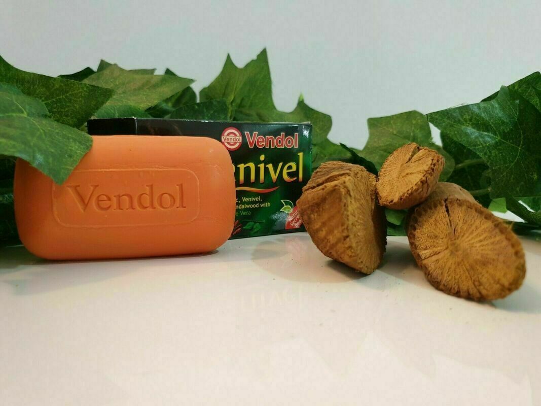 VENIVEL Turmeric With Margosa, Sandalwood Aloe Vera Herbal Soap For All Skin