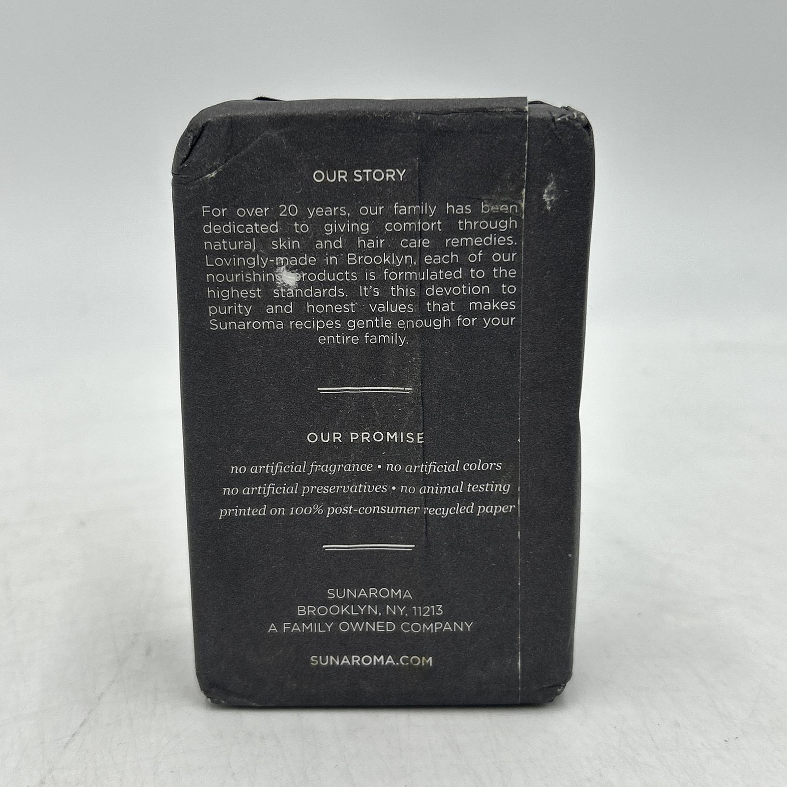 Sunaroma Soap Bar Charcoal Dead Sea Mineral Mud, 8 Oz.