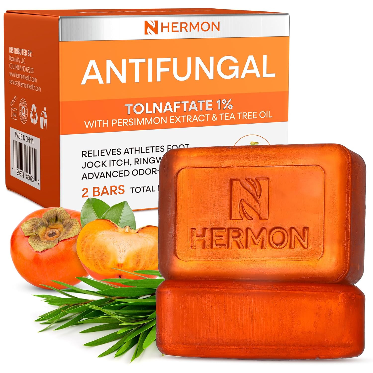 Antifungal Soap Bar: Antifungal Soap Treatment for Ringworm, Jock Itch & Athlete