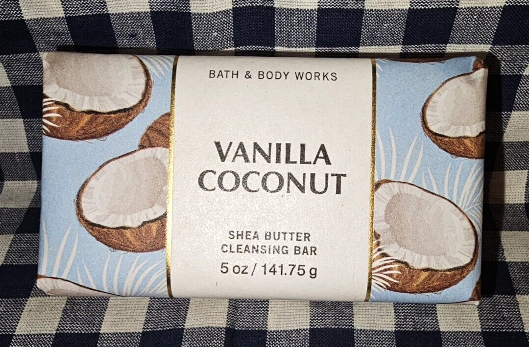 ALL NEW Vanilla Coconut Cleansing Bar 5 oz Bath & Body Works