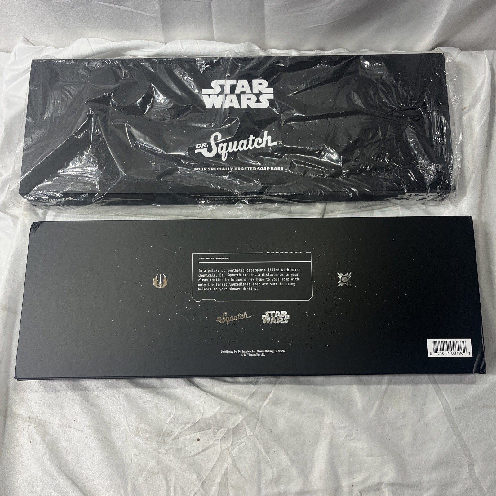 (2) Dr Squatch Star Wars Soap Set 4 Bars Collector’s Edition Limited Edition x2