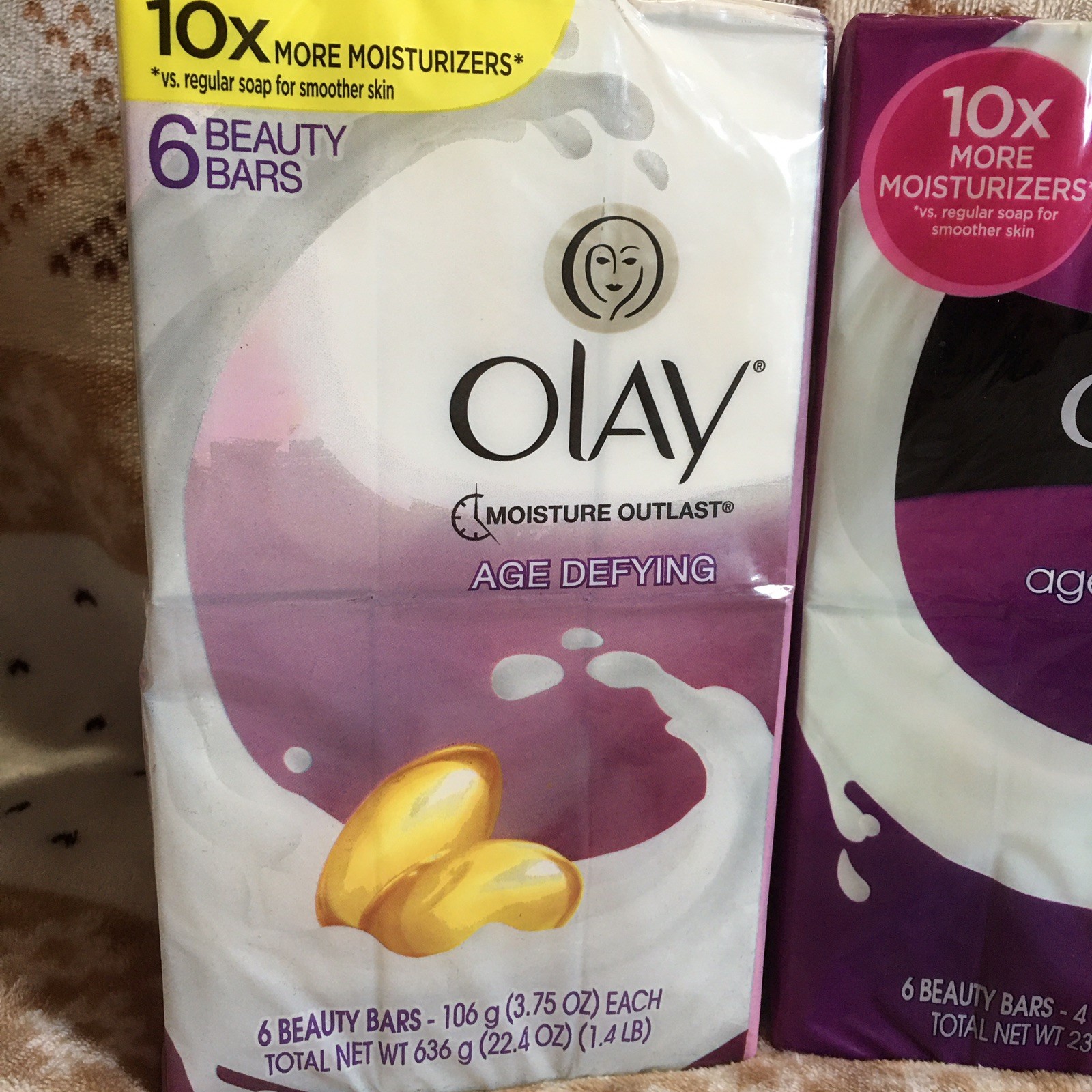 3*** Olay Age Defying Original Formula 6 Beauty Bars 4 oz & 3.75 Oz 18 Bars