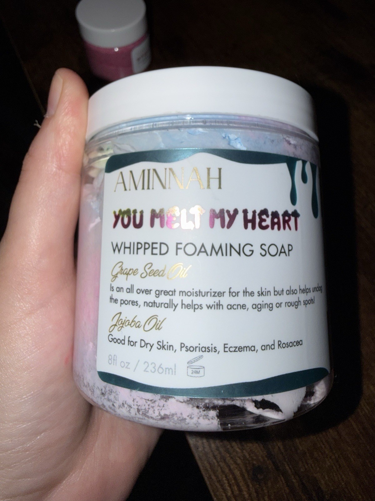 Aminnah You Melt My Heart Whipped Foaming Soap & Mint To Be Lip Scrub Bundle