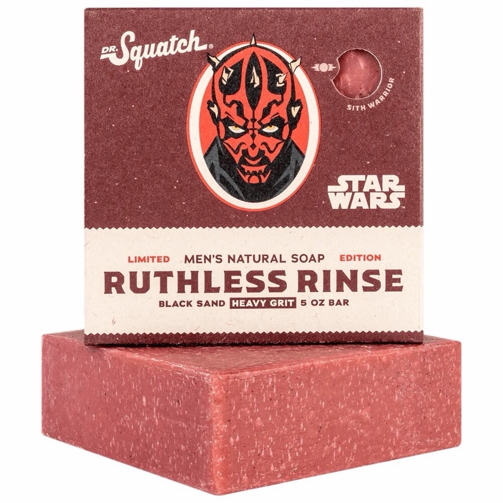 Dr Squatch STAR WARS Soap Limited Edition 4 Pack Lot Yoda, Luke, Darth NEW