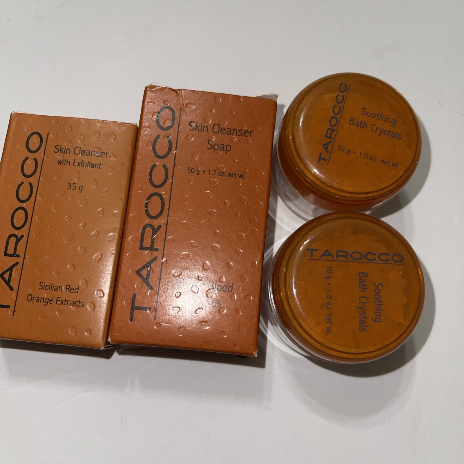 TAROCCO SICILIAN BLOOD ORANGE Travel Size Cleanser Soap & Bar FOOT CREAM