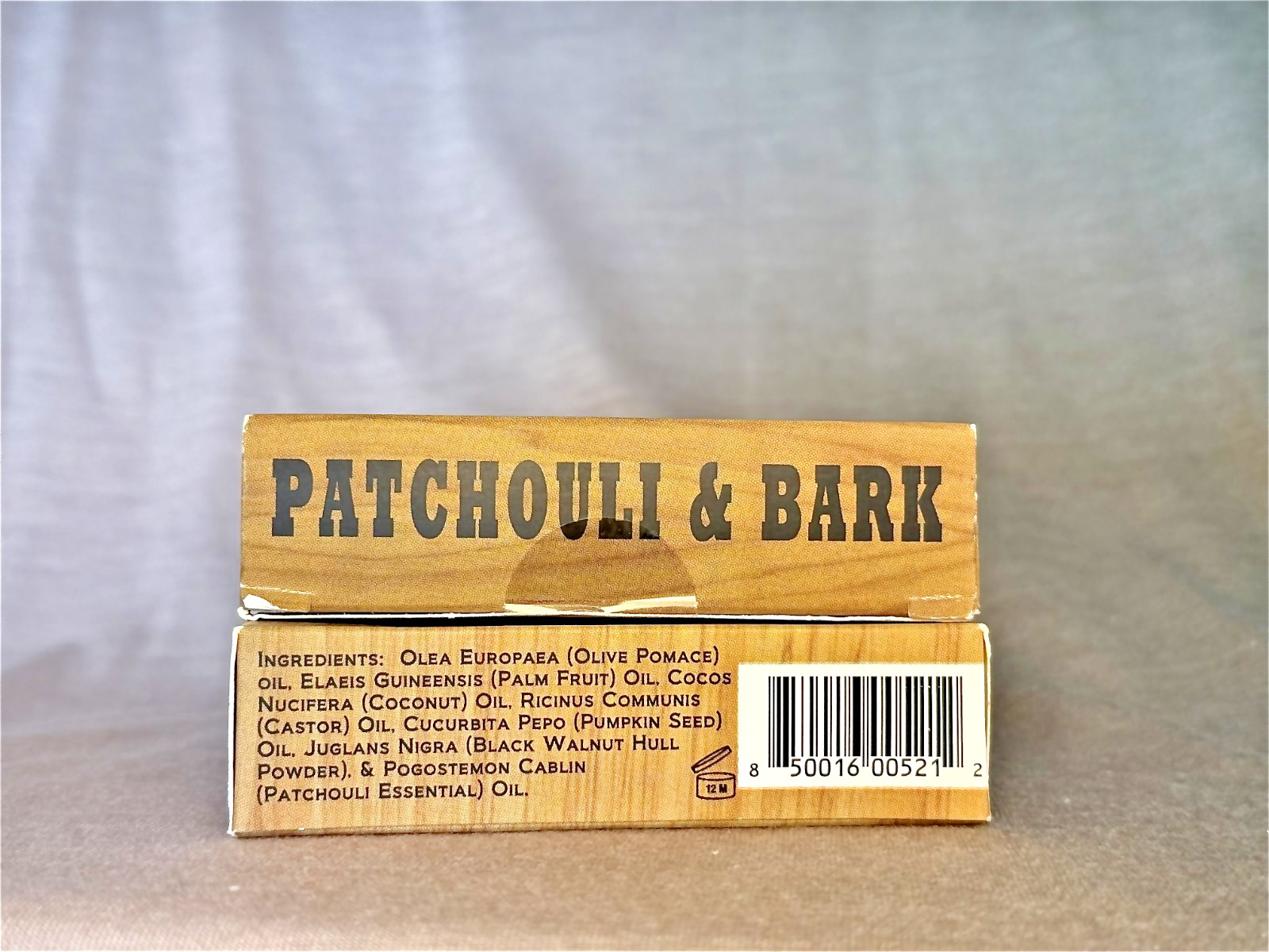 Honest Amish Organic Handmade Soap -Patchouli & Bark 2pack