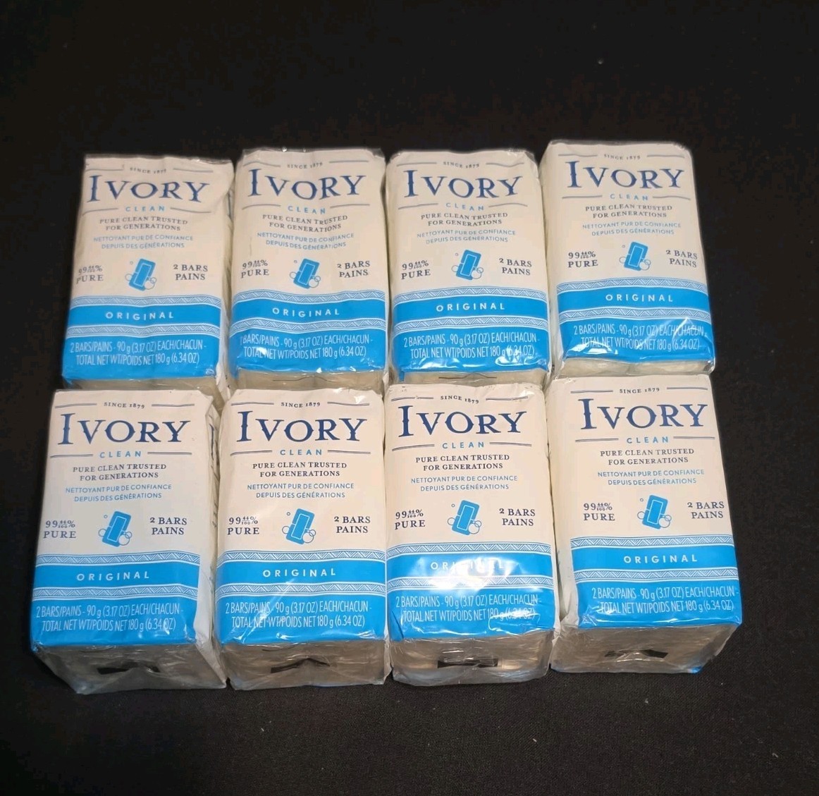 Original Formula Ivory Soap White Bars 3.17 oz. 16 Count New Unopened