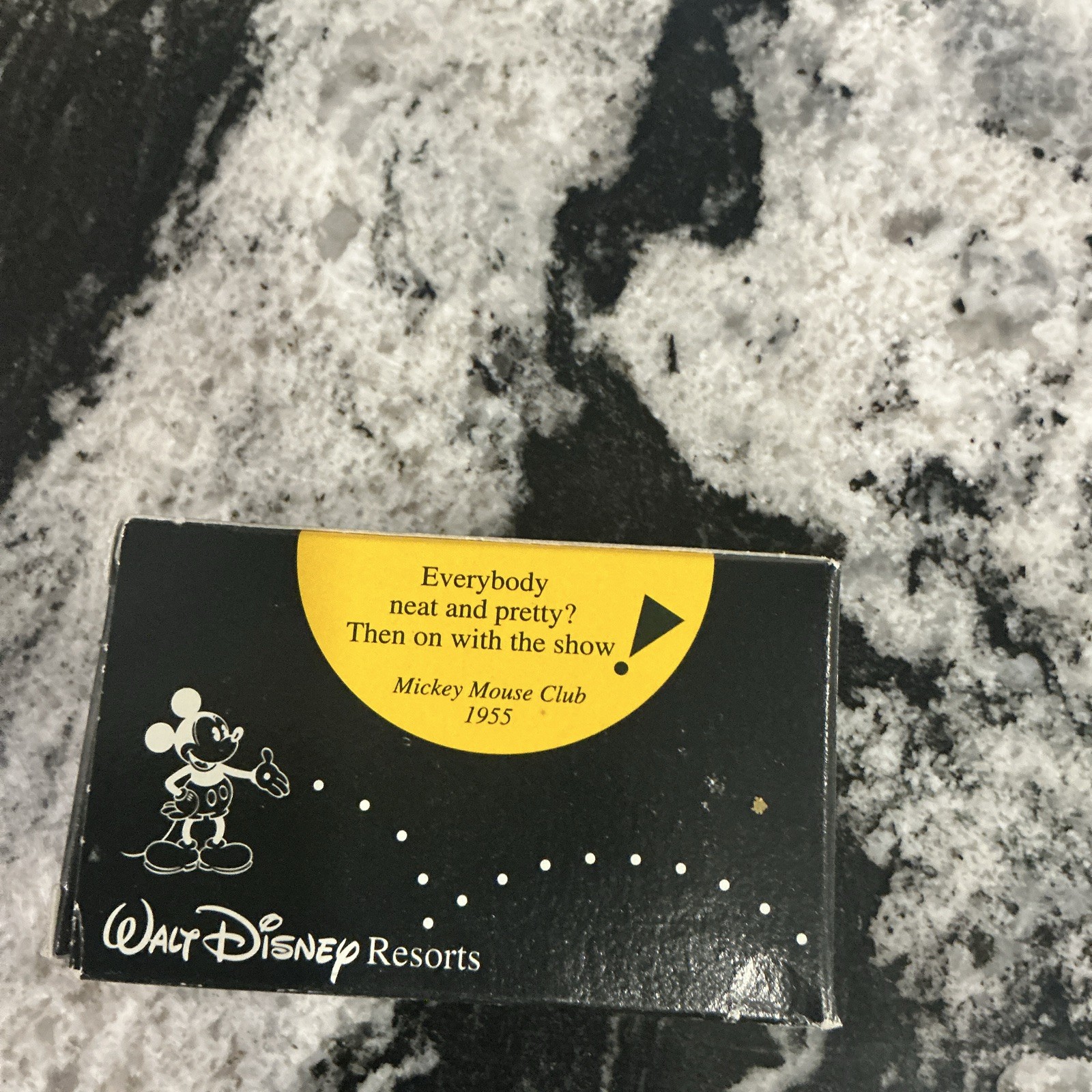 Walt Disney Resorts Mickey Mouse Club 1955 Bath Soap Bar White In Box