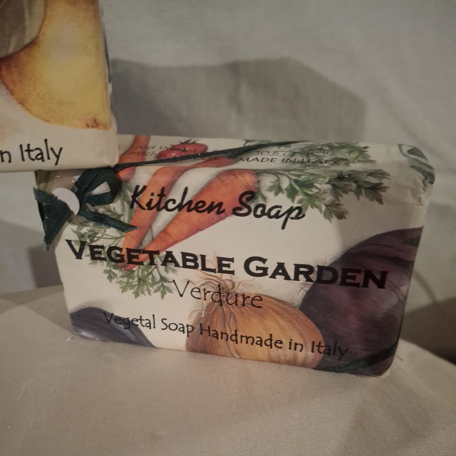 SOAP BAR ITALY pink pepper 6 bars lemon vegetable garden paprika daisy spice