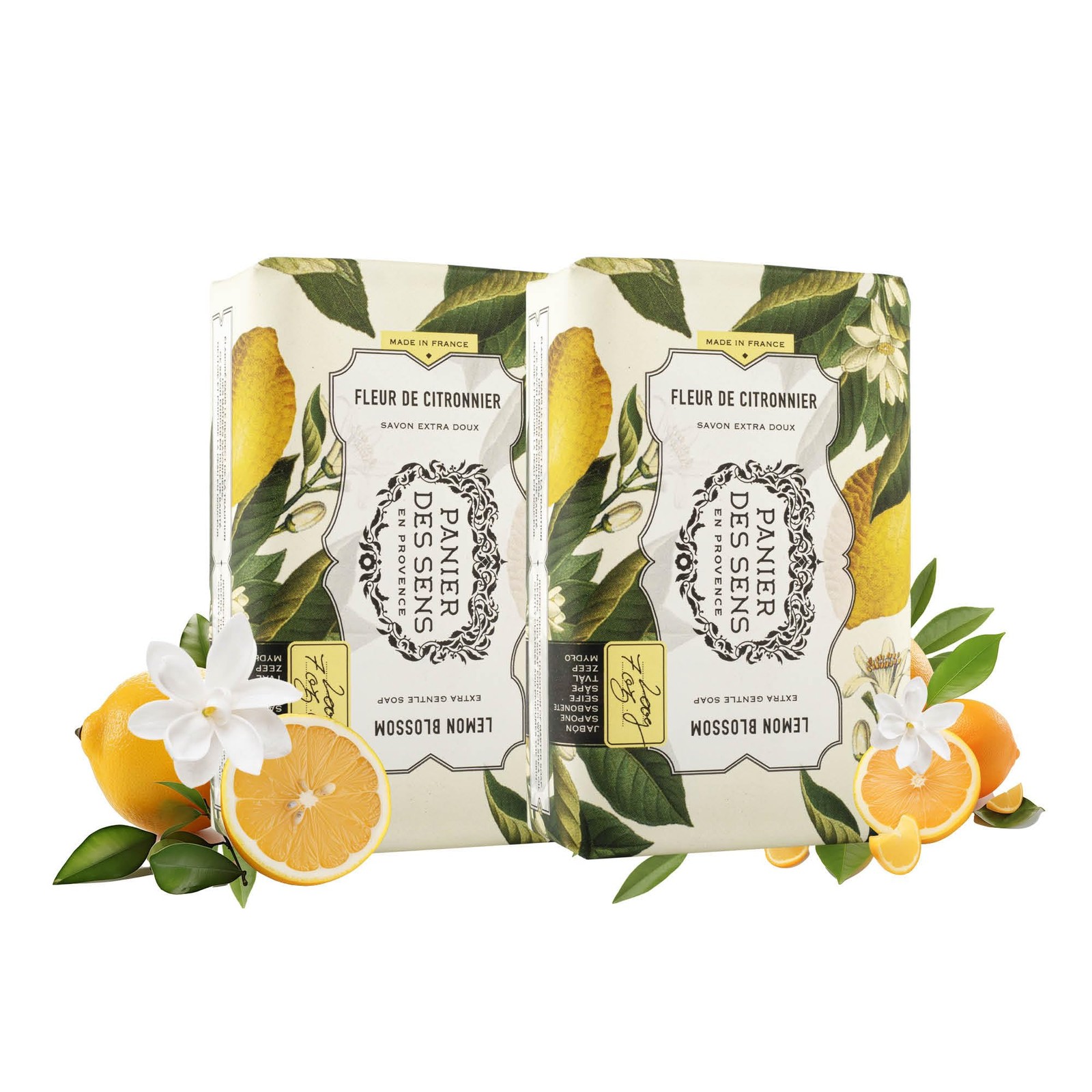 French Soap Bar for Hands & Body – Lemon Blossom Shea Butter Soap – Nourishin…