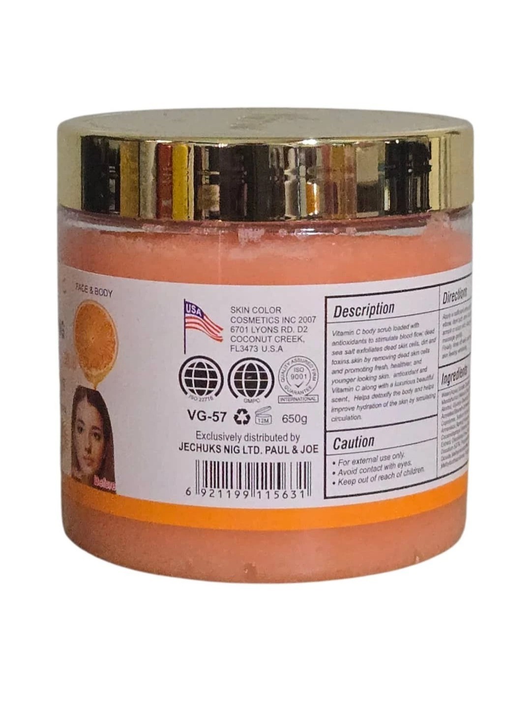 💯 Original Veet Gold Vitamin C Super Scrub