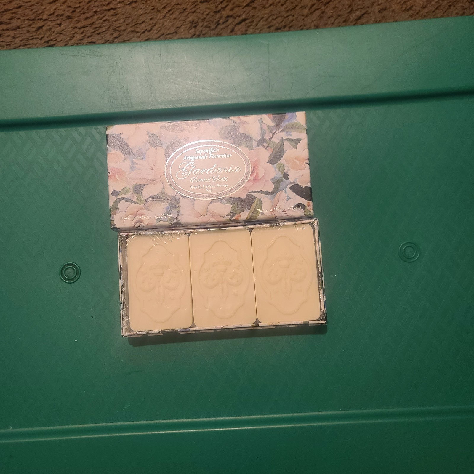 2-Pack Saponificio ~ Gardenia Scented Bar Soap from Italy 6 bars 4.40 oz Each
