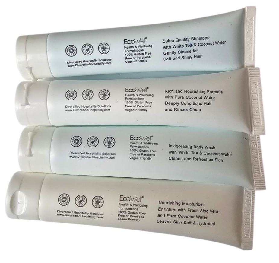 12 Assorted Hotel Resort Travel Size Bath Soaps Shower Cap Shampoo Conditioner