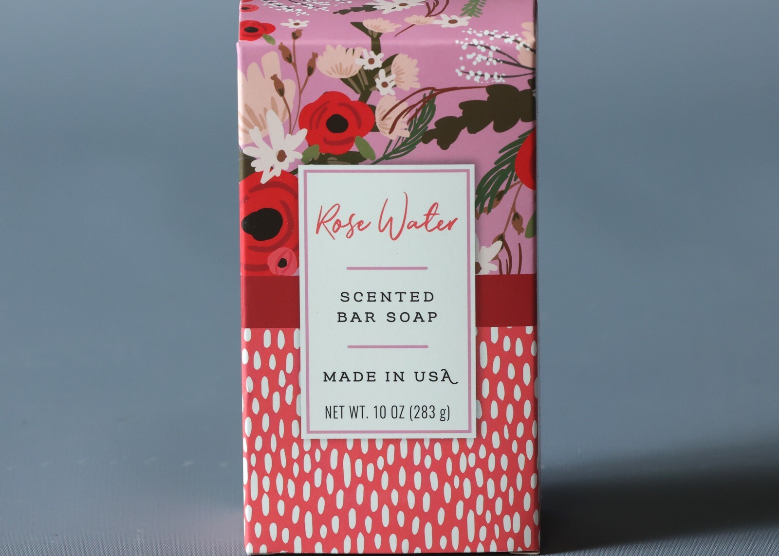 COMMONWEALTH S&T. CST ROSE WATER Scented Bar Soap 10 oz.