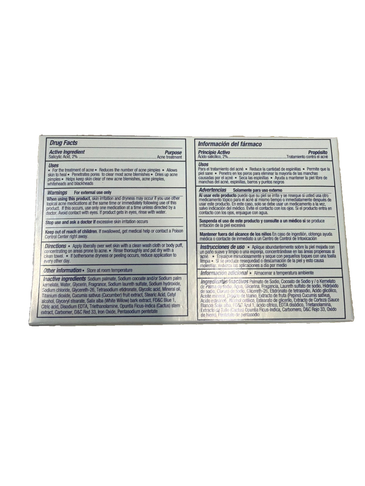 Asepxia Hydro Force Acne Bar Soap Softening Deep Cleansing Moisturizing 4oz 5/26