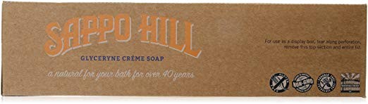 Sappo Hill Soapworks Glycerine Soap Bar, Almond, 3.5 Ounce