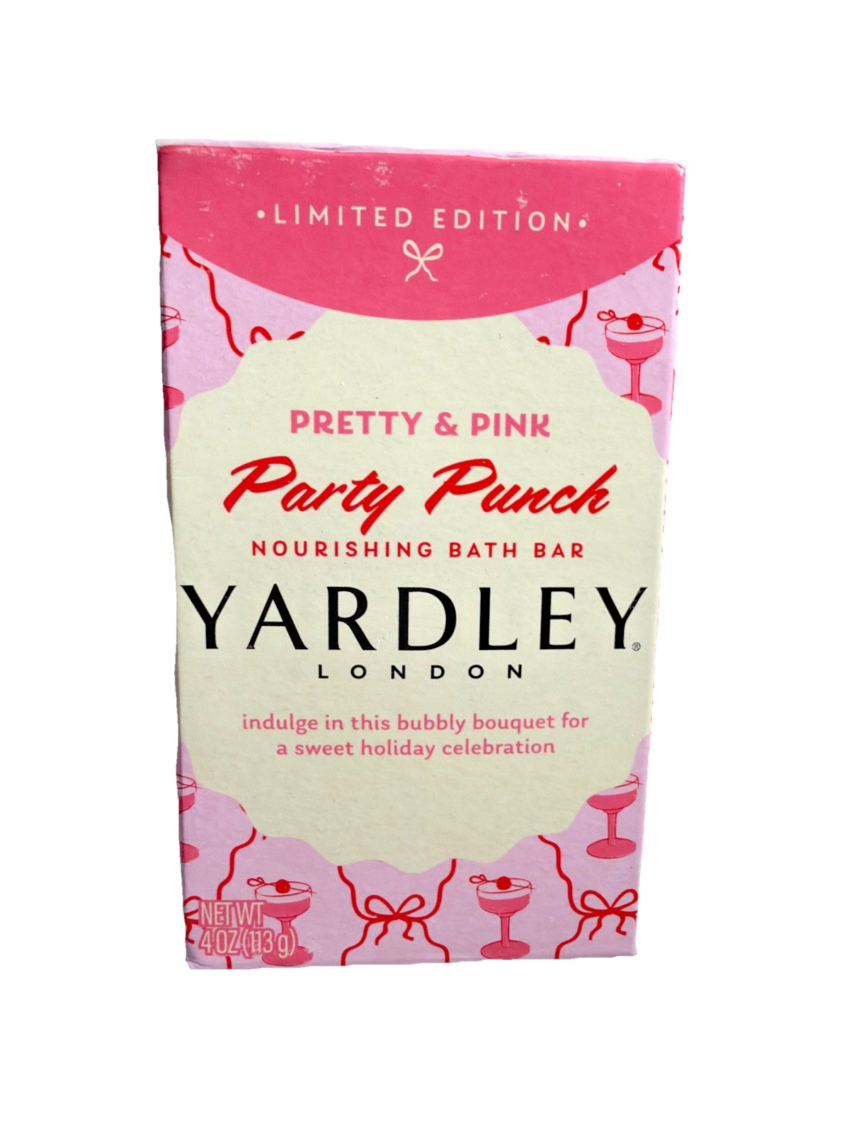 10 Yardley London Limited Edition Pretty & Pink PARTY PUNCH Bath Soap 4oz