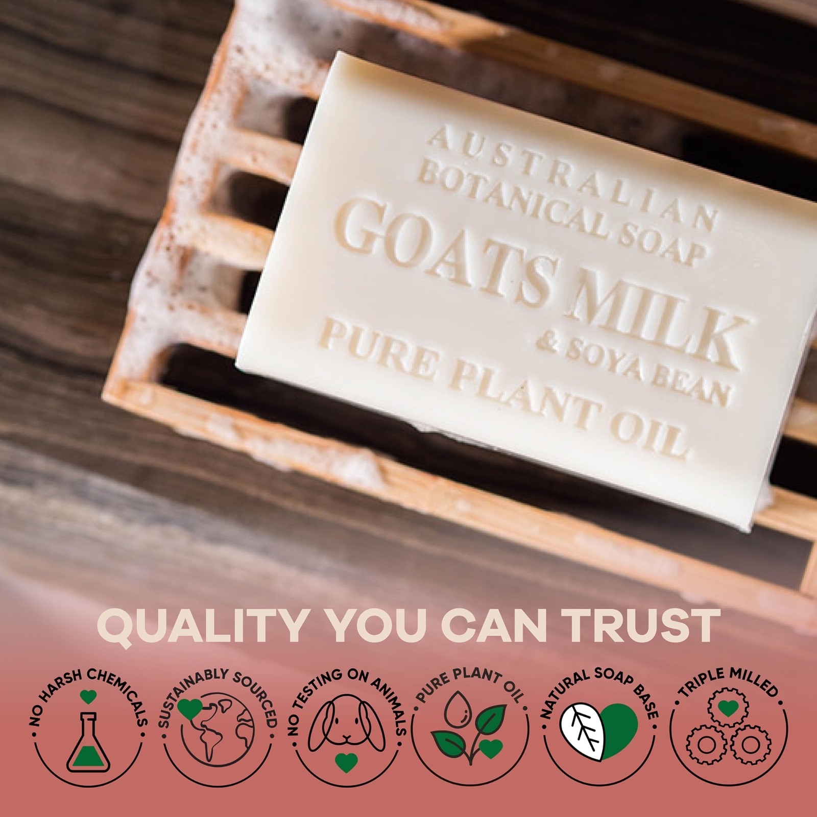 BODY SOAP with Organic Shea Butter 6.6 Oz 8 Pack AUSTRALIAN BOTANICAL SOAP