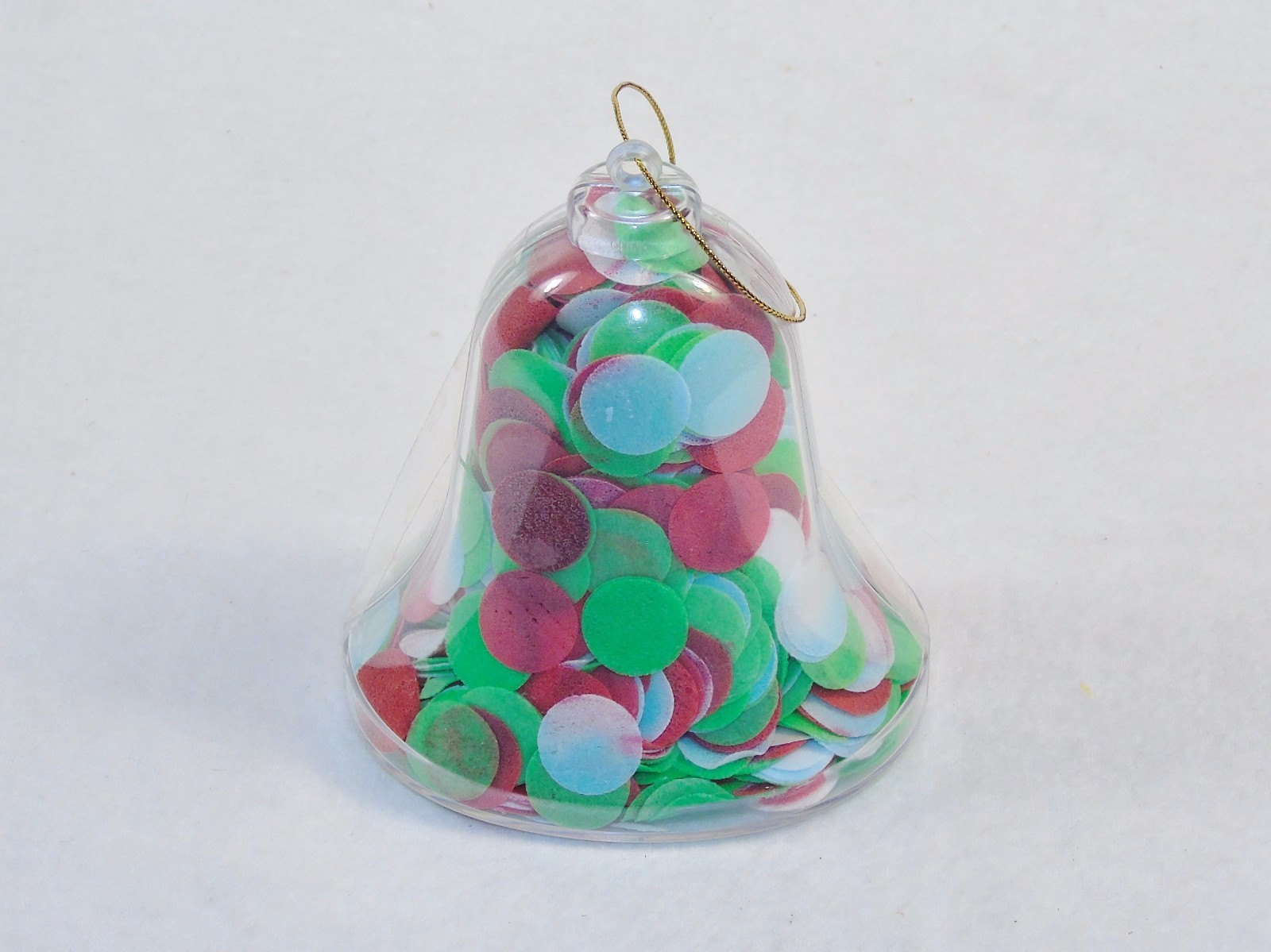 Bath Soap Confetti, Bell-Shaped Ornament , Colorful Flakes, Stocking Stuffer