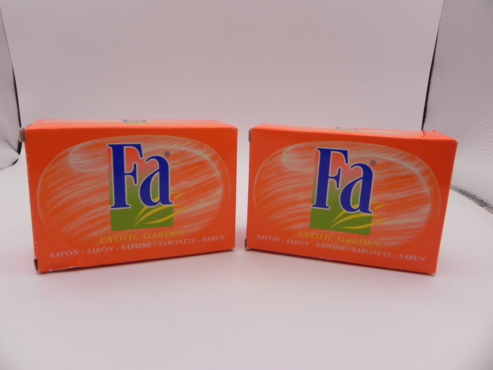 FA Soft Luxury Bar Soap Exotic Garden 125g New Made In Germany Lot of 2 4oz