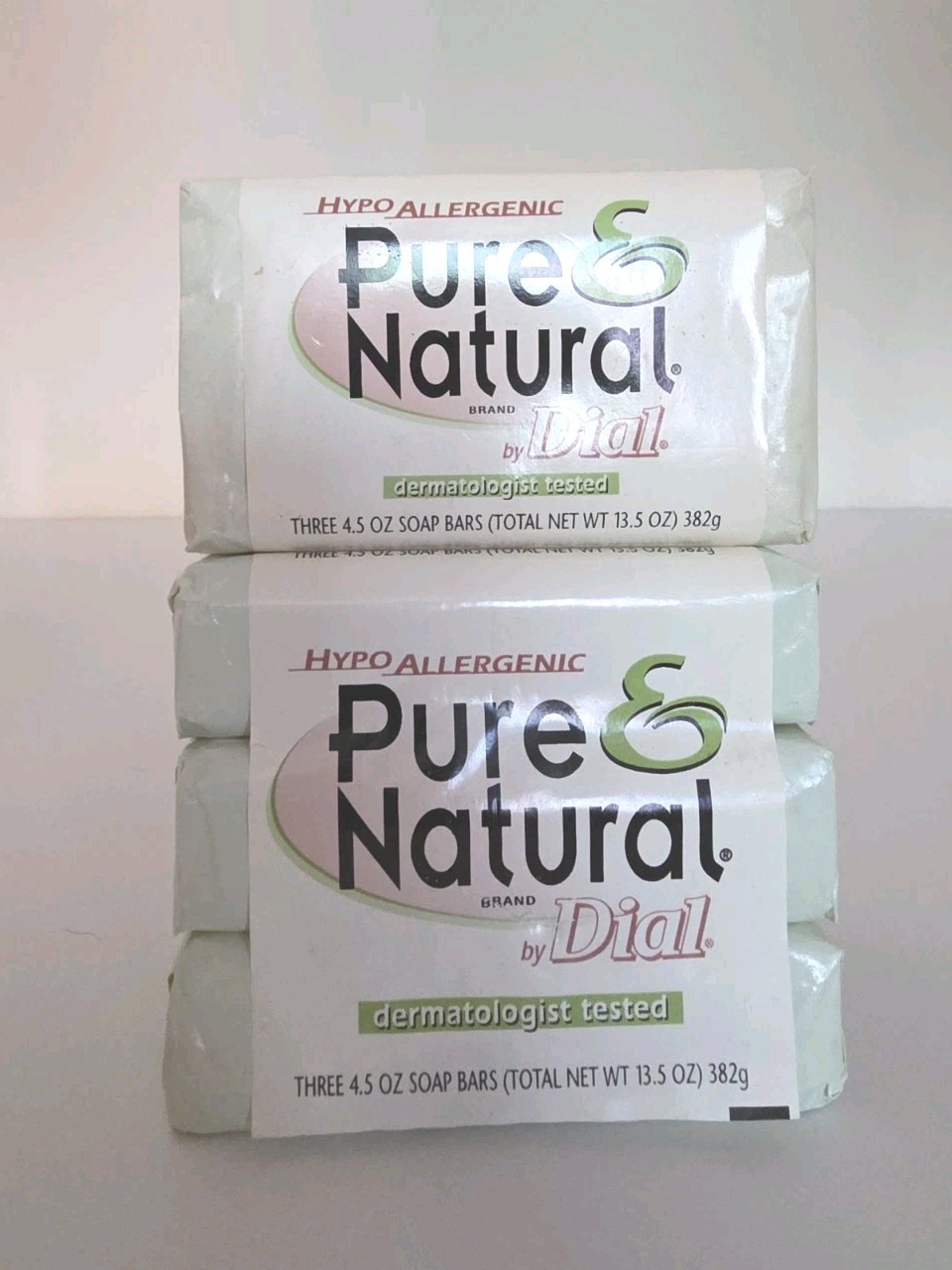 Pure & Natural 4.5 oz Hypoallergenic Bar Soap Discontinued Lot of 5