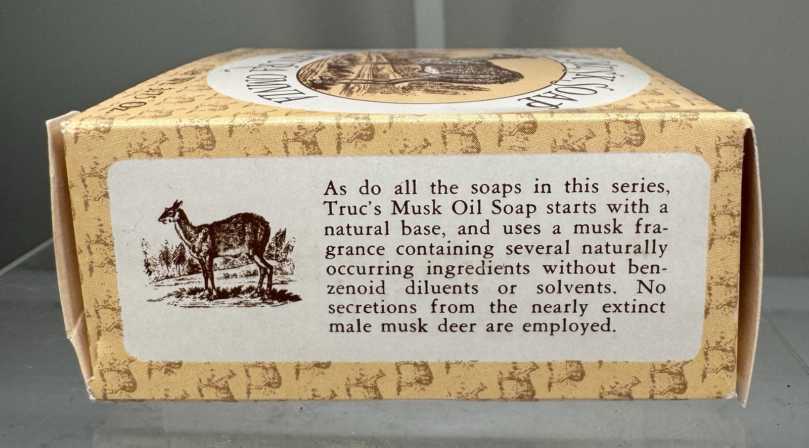 Scarce Vintage Crabtree & Evelyn OIL OF MUSK Soap 3.75oz. 1970’s NIB