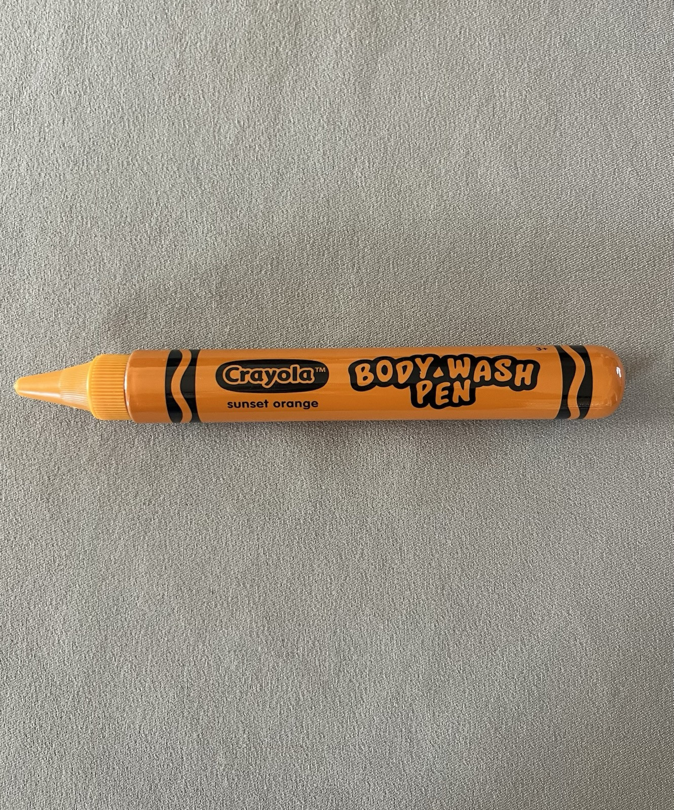 1.9 Oz. Crayola Bathtub Body Wash Pen In Sunset Orange, For Ages 3+, Brand New!