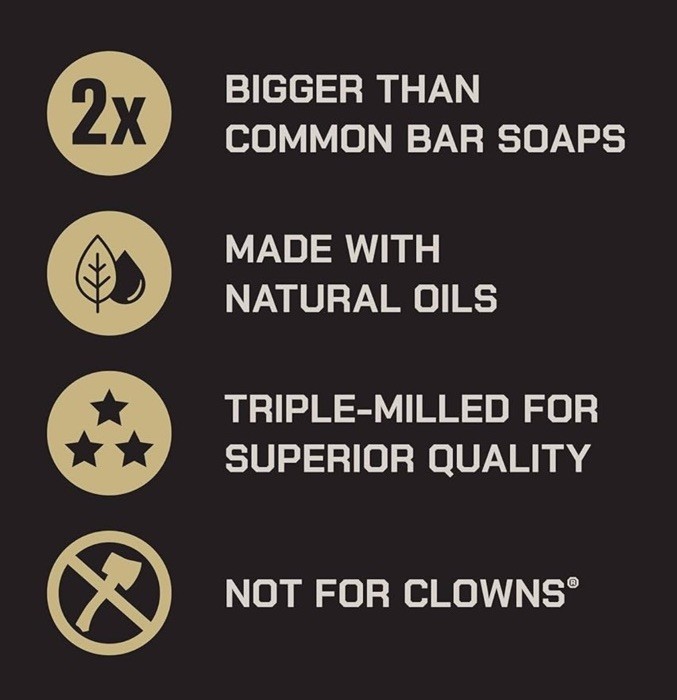 Duke Cannon Supply Co. Men’s Bourbon Bar Soap 10 oz Extra Large USA Made