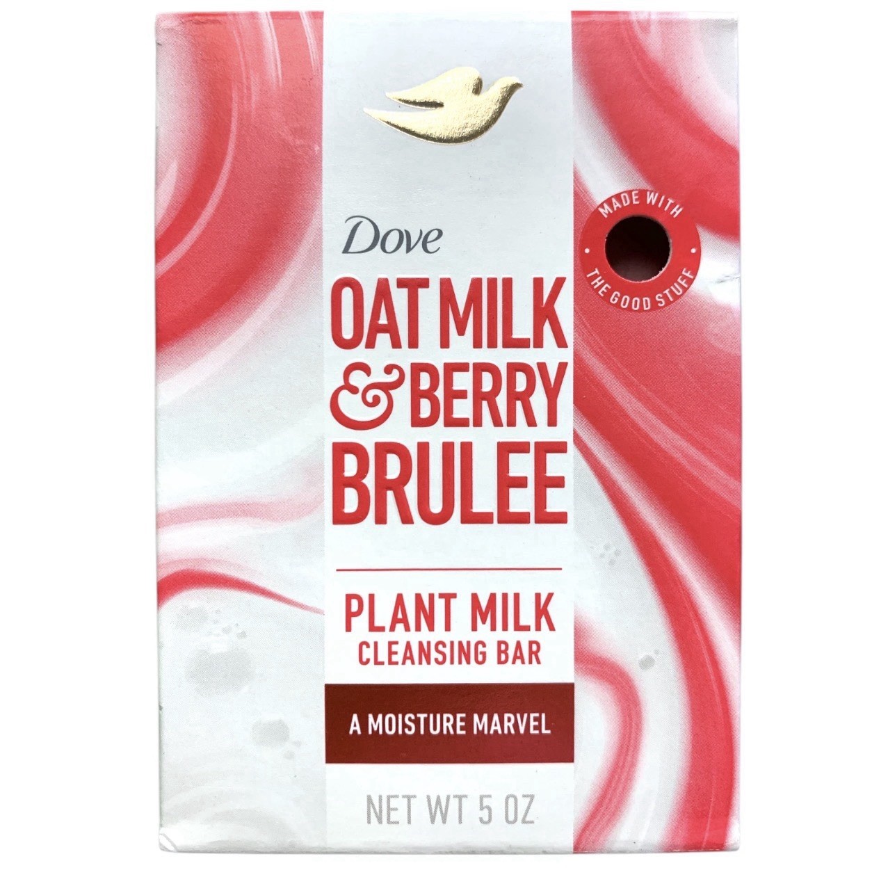 Dove Oat Milk and Berry Brulee Plant Milk 5oz. Cleansing Bar Women
