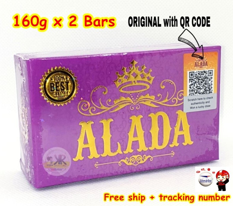 2X ALADA Whitening Soap Skin Bright Naturals Nourishing & Moisturizing 160g