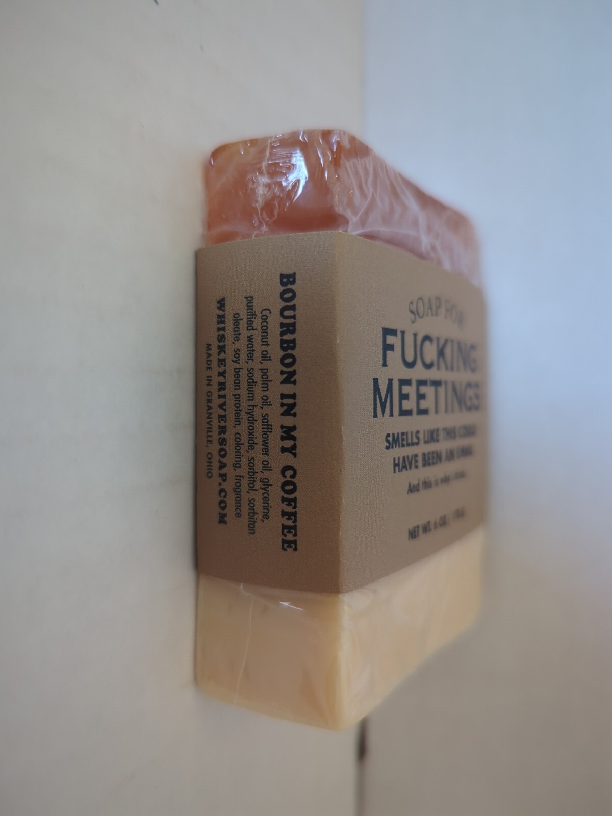 Whiskey River Soap Company – Vegan Novelty “Soap For F#$_ing Meetings”