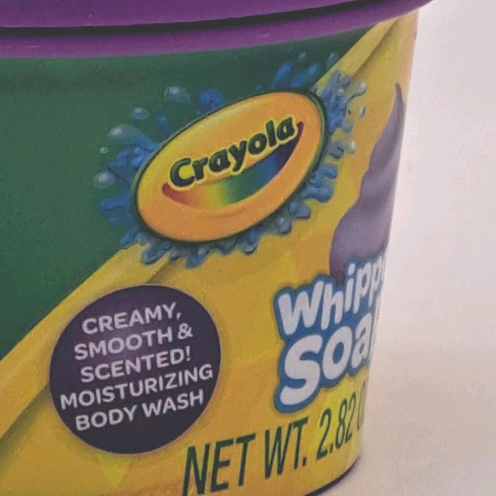 Crayola Whipped Soap 2.82oz.Grape Body Wash + 1 Peeps Bath Chicken Shape