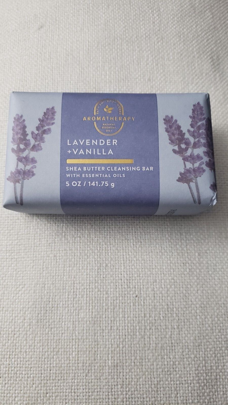 Lavender Vanilla Shea Butter Cleansing Bar 5 oz/141.75g by Bath & Body Works.