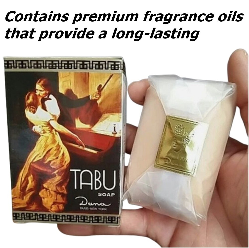 6X Tabu Body Perfumed Soap Premium Fresh Scent Long-Lasting Nourish Skin 90 g