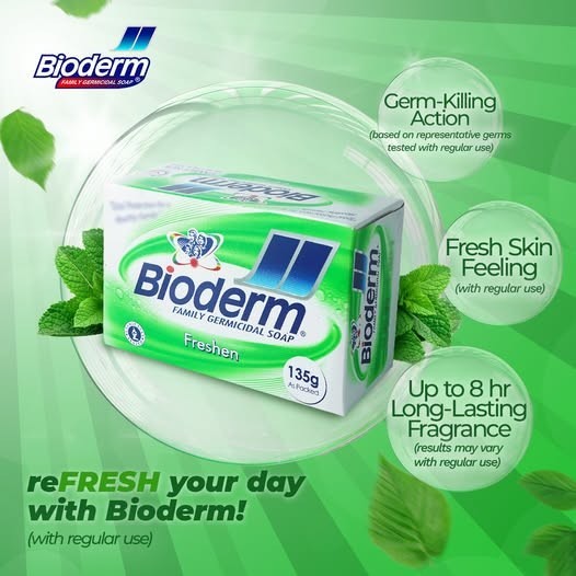 Bioderm Freshen Soap Family Germicidal 12 hours Fragrance Philippines 135g