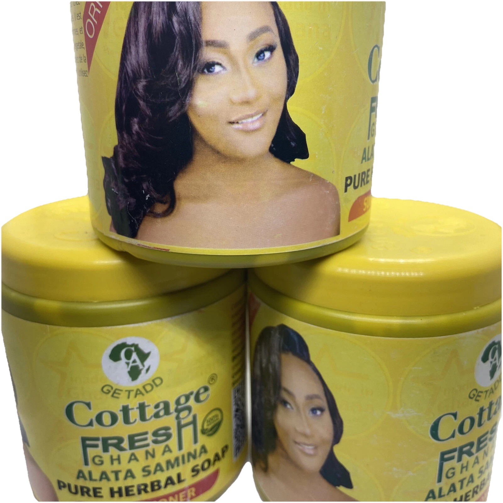 |GETADO| Cottage fresh Ghana Alata Samina PURE HERBAL SOAP (SUPER TONER 550g)1pc