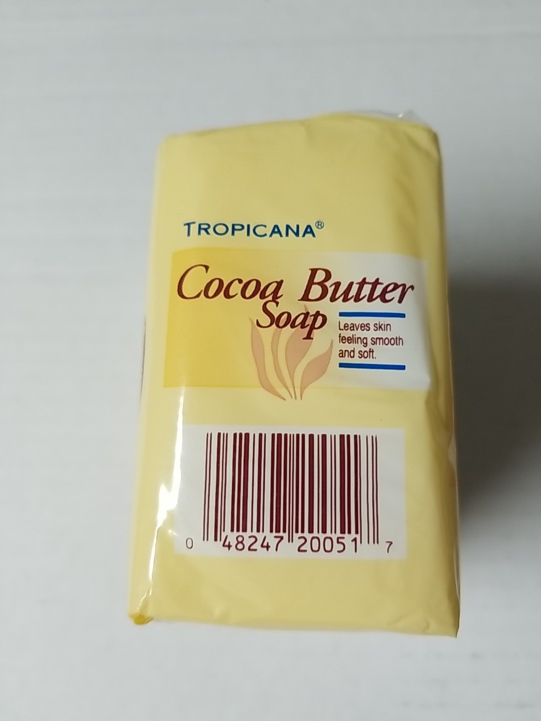 LG Chemical Tropicana Cocoa Butter Soap 3 Bar Pack 3.5 Oz 10.5 Total Oz.