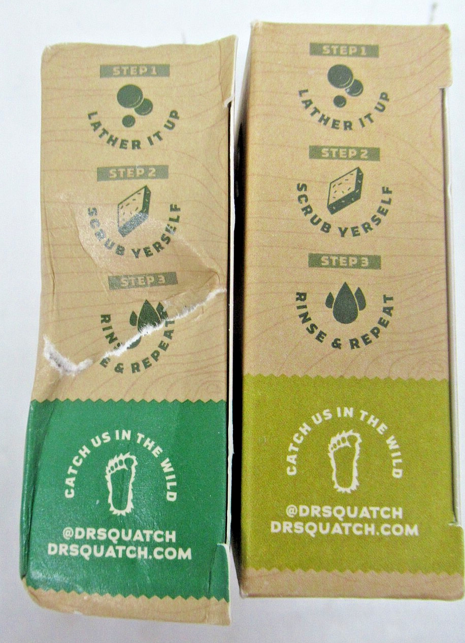 Dr. Squatch Bar Soap Spearmint Basil & Gold Moss 5oz bars
