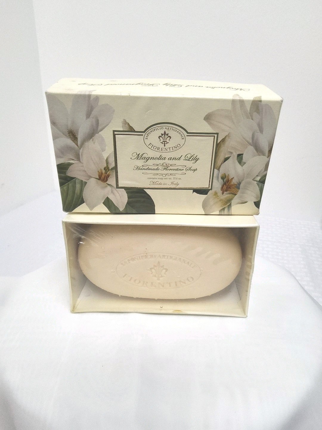 Saponificio Artiganale Magnolia and Lily Soap Handmade Bar 10.6 oz